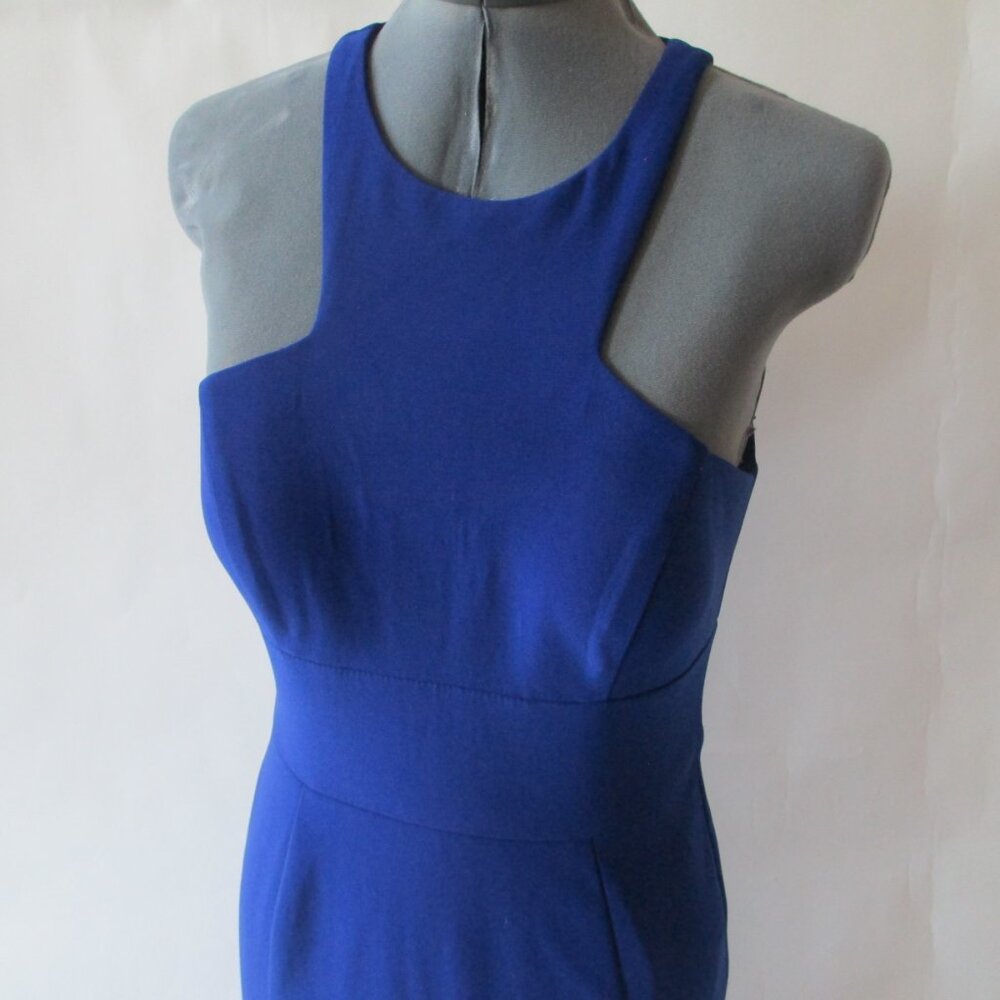 BLUE XSCAPE COCKTAIL DRESS - Picture 13 of 16